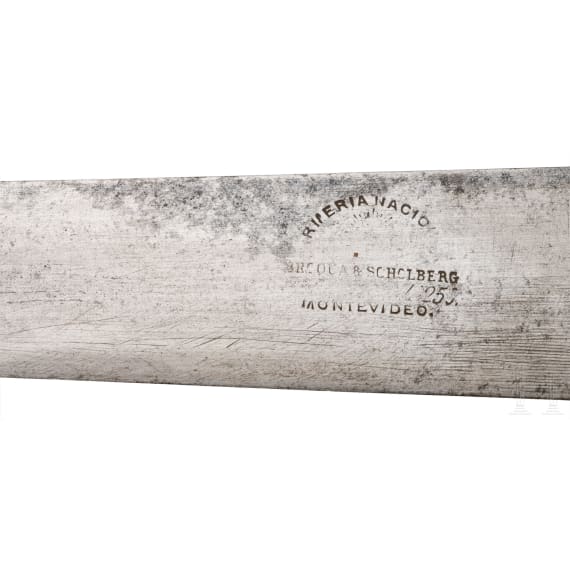 A South American gaucho knife, circa 1900