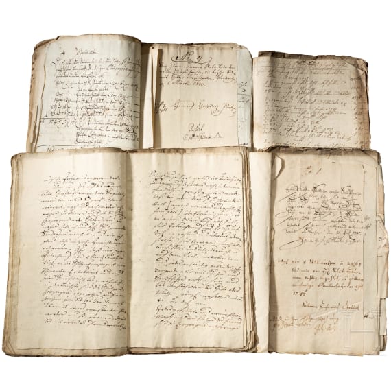 Documents of the riflemen's company Blankenhain, 1747 to 1801