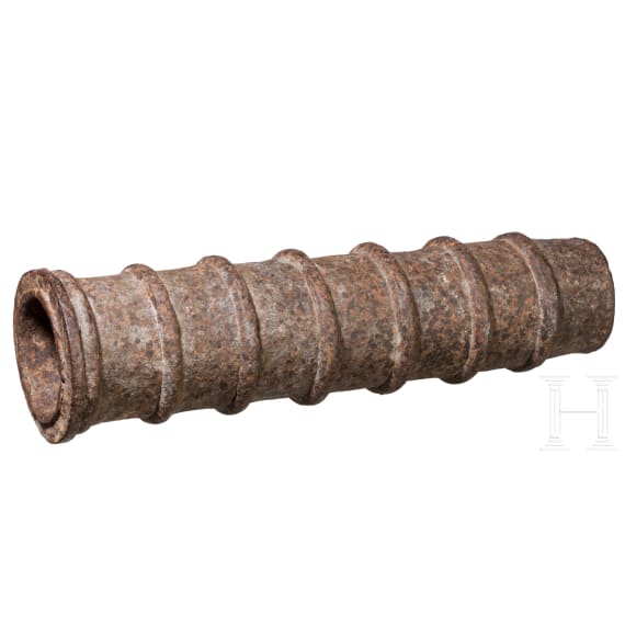 A German cannon barrel, mid-15th century