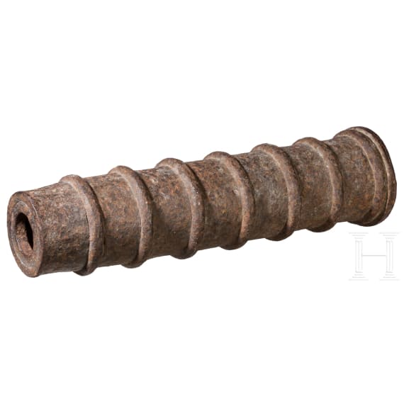 A German cannon barrel, mid-15th century