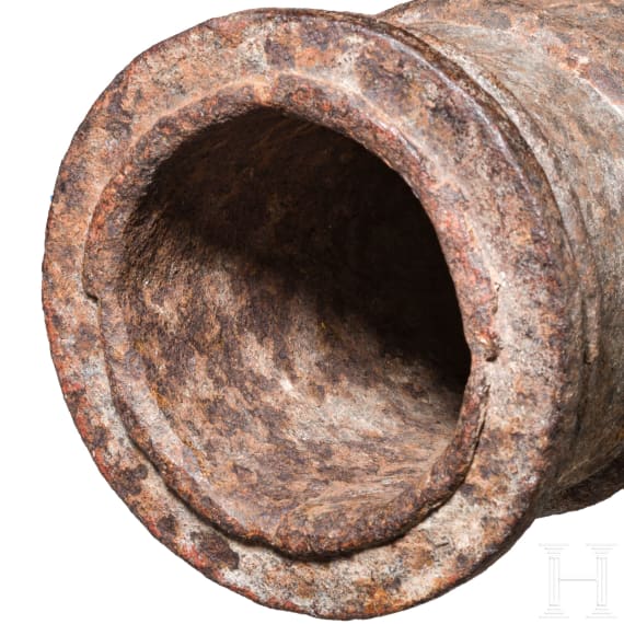 A German cannon barrel, mid-15th century