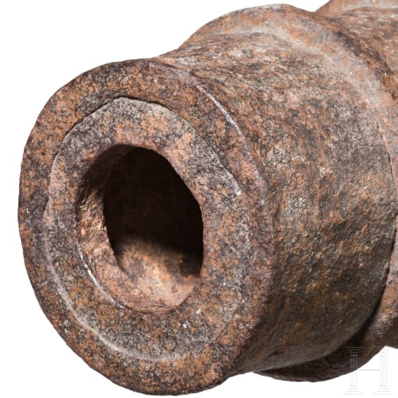 A German cannon barrel, mid-15th century