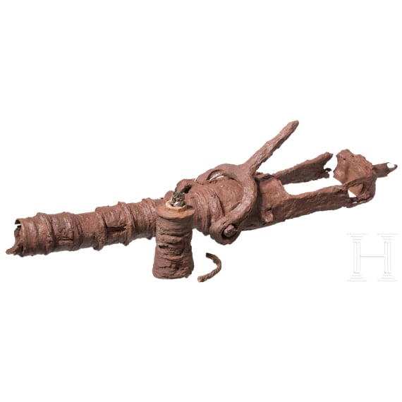 A German/Italian Gothic breech-loading cannon (rail cannon), circa 1500