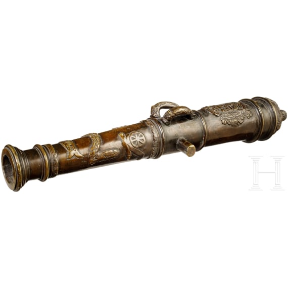 Model cannon, collector's replica in the style of the 16th century