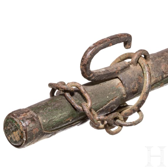 A limber for the model of a French fieldgun, 19th century