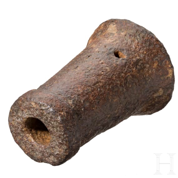 A hand cannon, France, mid-15th century