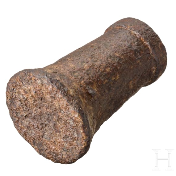 A hand cannon, France, mid-15th century
