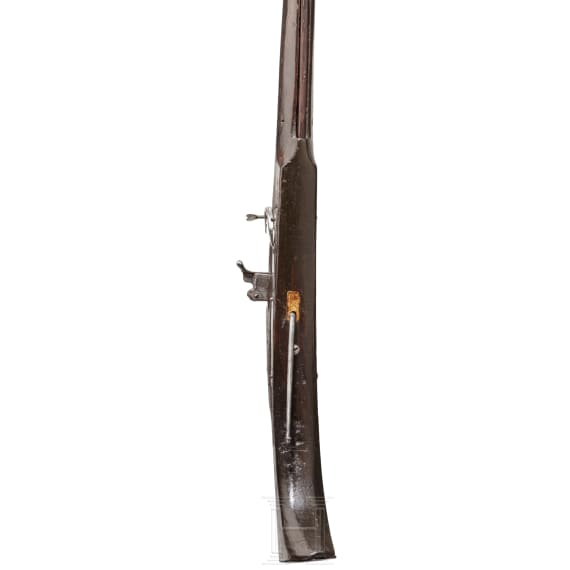 A heavy matchlock musket with musket fork rest from the Emden armoury, circa 1600