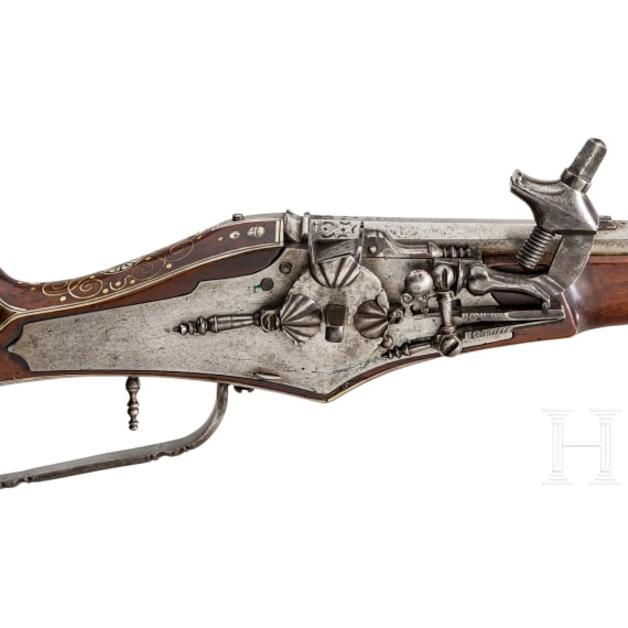 A southern German wheellock boy's carbine, presumably Nuremberg, circa 1610