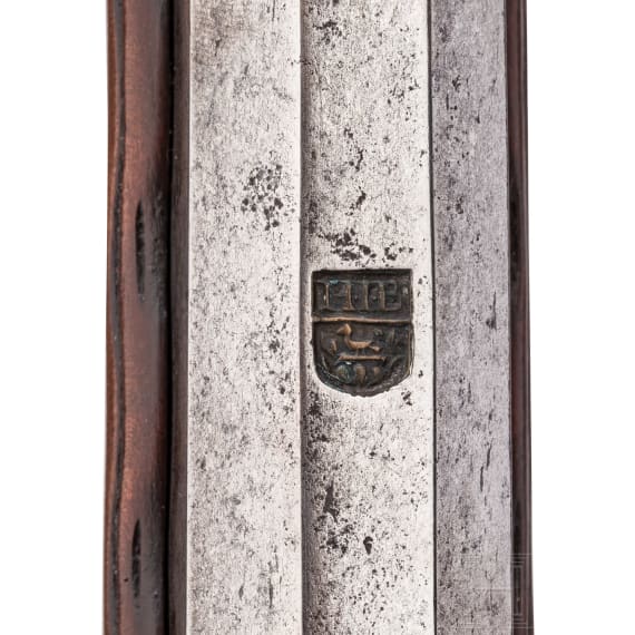 A wheellock rifle, Thuringia or Saxony, dated 1680