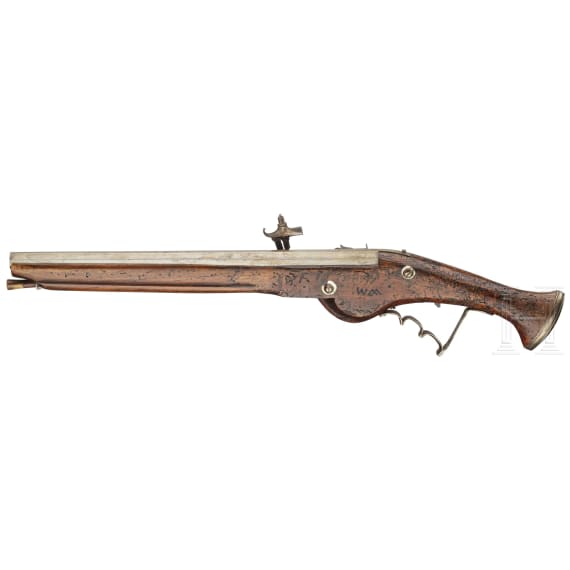 A military wheellock pistol, Nuremberg, circa 1650
