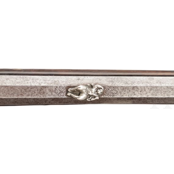 An Italian silver-mounted deluxe miquelet rifle, circa 1710/20