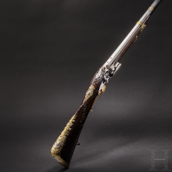 A deluxe miquelet rifle from a noble estate, Thomaso Contino of Pinerolo, circa 1720