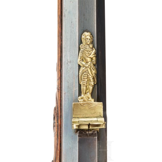 A deluxe flintlock rifle, Caspar Neureitter of Prague, circa 1730