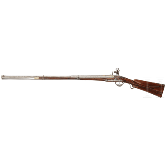 A Spanish Miquelet shotgun, Eibar, ca. 1760