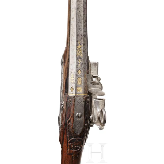 A Spanish Miquelet shotgun, Eibar, ca. 1760