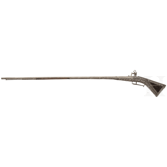 A Sardinian chiselled Miquelet shotgun, 2nd half 18th century