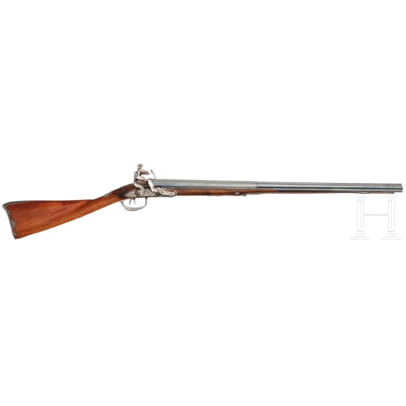 A side-by-side flintlock shotgun by Coletti in Dijon, ca. 1800