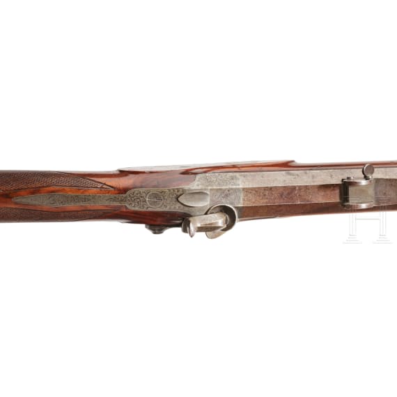 A heavy percussion carbine by Labussiere in Clermont-Ferrand, ca. 1850