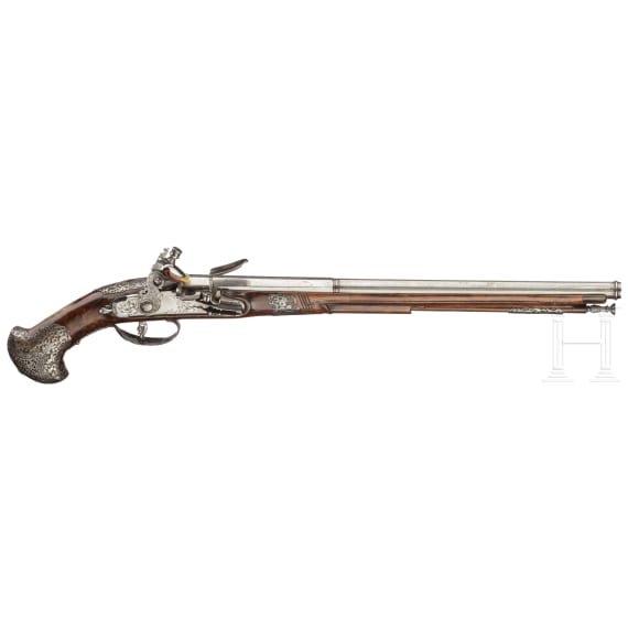 A long Brescian deluxe flintlockpistol, ca. 1680