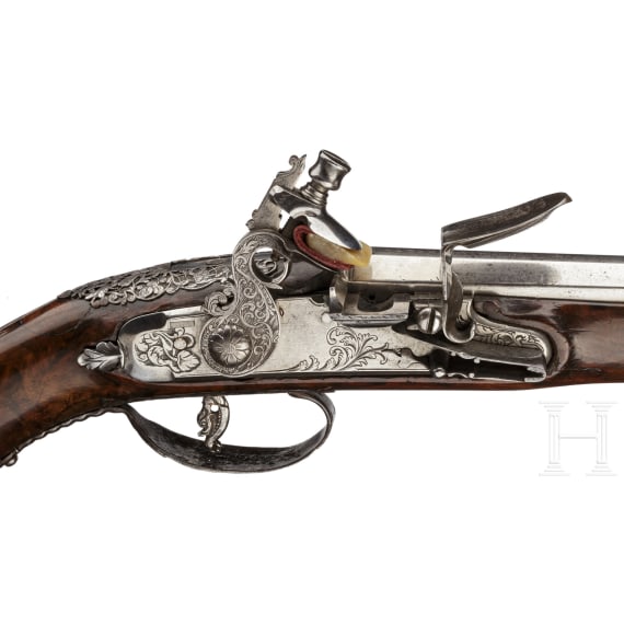 A long Brescian deluxe flintlockpistol, ca. 1680