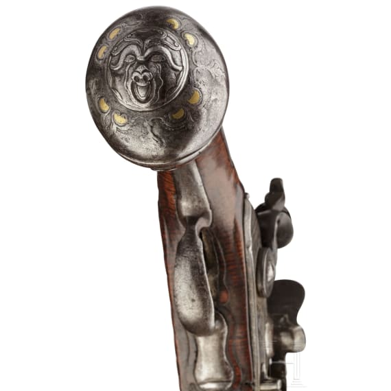 A long flintlock pistol, probably Poland or Russia, ca. 1710/20