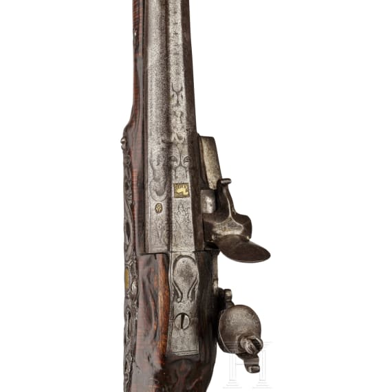 A long flintlock pistol, probably Poland or Russia, ca. 1710/20