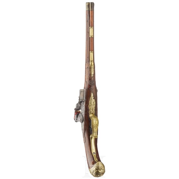 A fine German flintlock pistol, Franconia or Bohemia, circa 1730