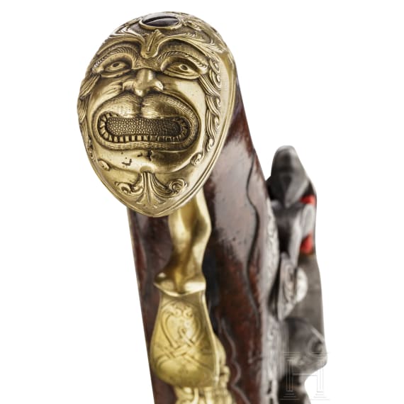 A fine German flintlock pistol, Franconia or Bohemia, circa 1730