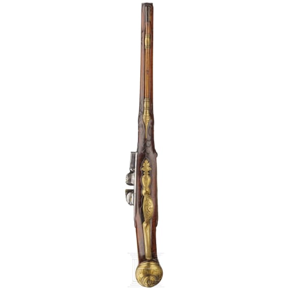 A deluxe flintlock pistol, Henry Devilliers &agrave; Li&egrave;ge, circa 1730/40
