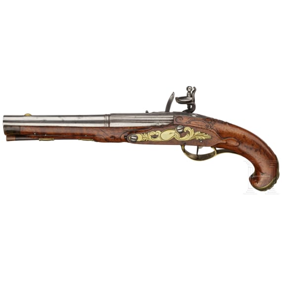 A German flintlockpistol, ca. 1760