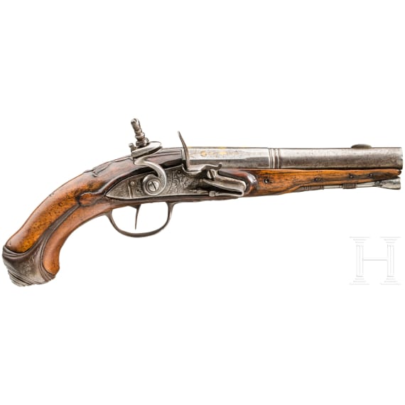 A flintlock pistol, France, ca. 1760