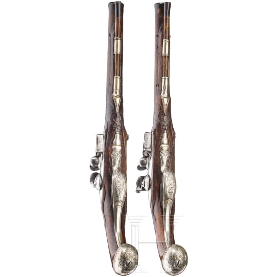 A pair of flintlock pistols, St. Petersburg, circa 1760