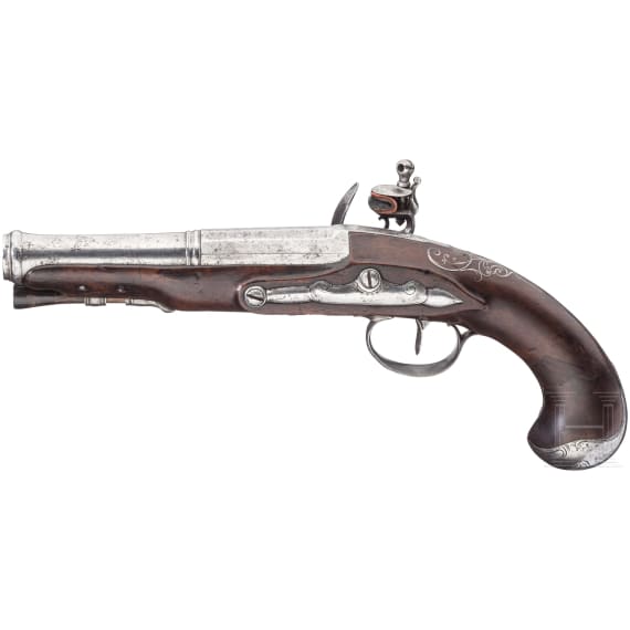 A flintlock pistol, St. Etienne, circa 1810/20