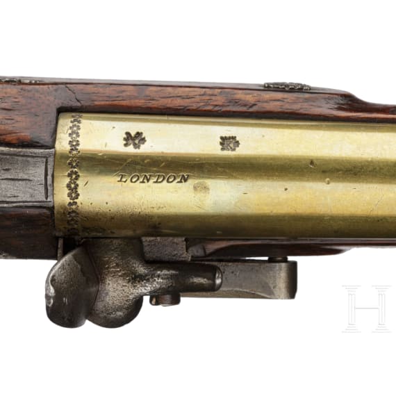 A flintlock pistol by Phillips in London, ca. 1815/20