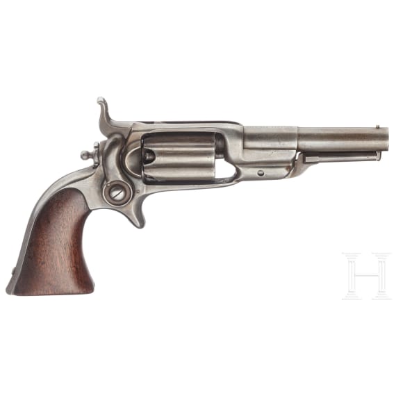 A Colt Model 1855 Sidehammer Pocket Revolver, so called "Root Model", model 5