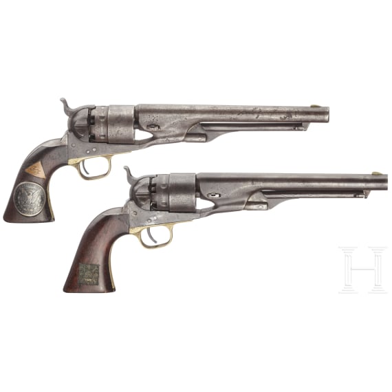 A pair of Colts Model 1860 Army