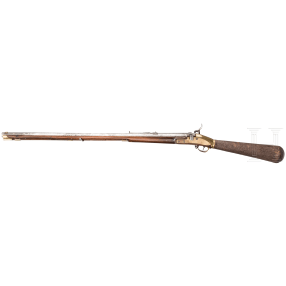 A repeating air rifle, Girardoni system, 18th century