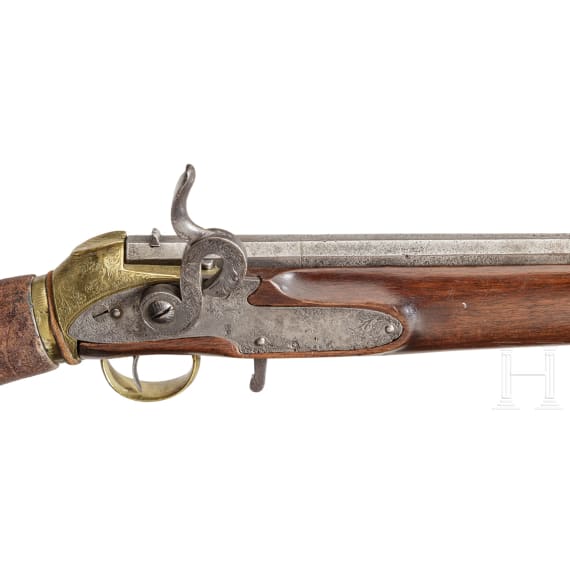 A Girardoni system air rifle by Schembor in Vienna, ca. 1800