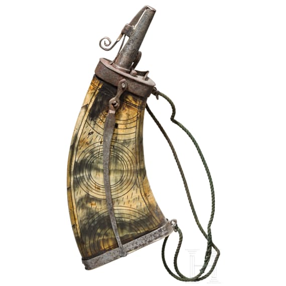 A powder flask for musketeers, German, c. 1600