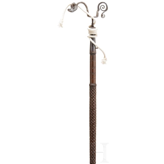A rare match holder with combined musket rest, German, ca. 1600