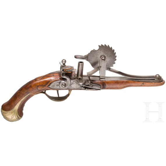 A French flintlock powder tester, circa 1760