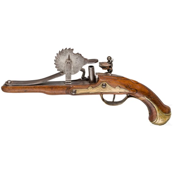 A French flintlock powder tester, circa 1760