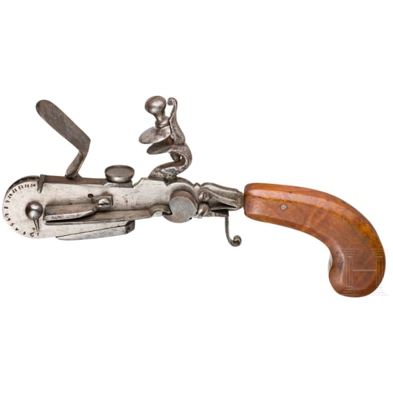 A German flintlock powder tester, circa 1800
