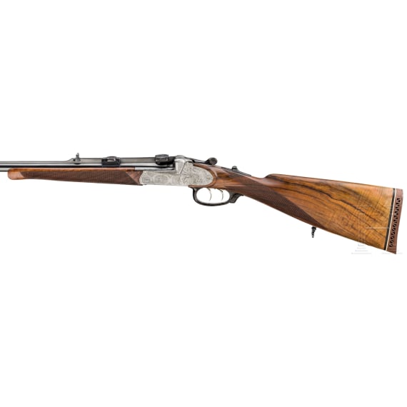 A drop barrel big game rifle by Koschat in Ferlach