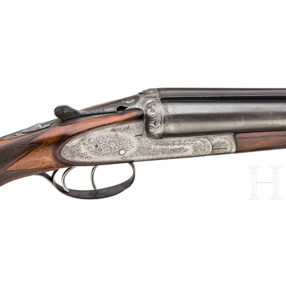 A Belgian side-by-side shotgun