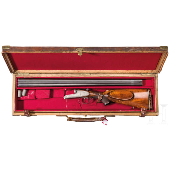 A Belgian side-by-side shotgun