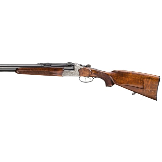 A rifle-shotgun by Franz Sodia with a Nickel scope