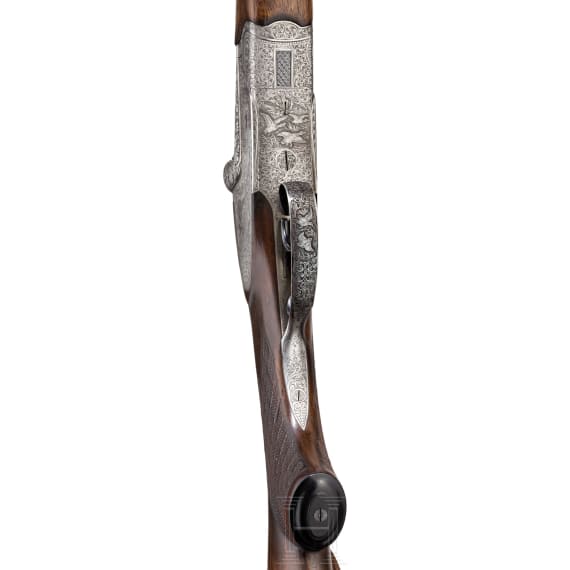 A Simson Suhl over-and-under shotgun with rifle-shotgun interchangeable barrel and Hensold scope