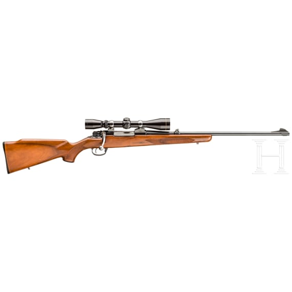 A J.C. Higgins M 51-L repeating rifle with Leupold scope